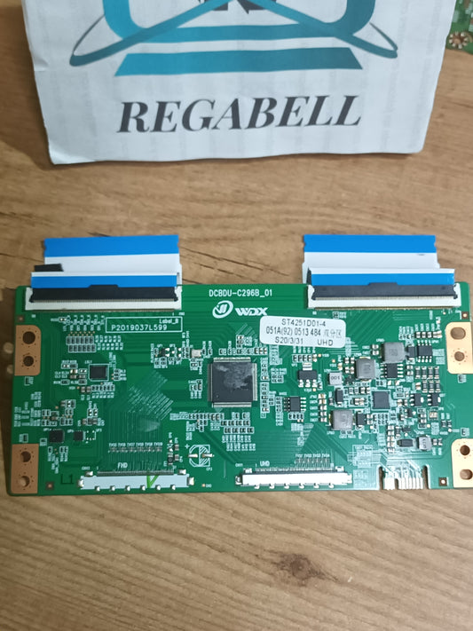 PLACA T-COM, DCBDU-C296B_01 ,de TV INFINITON, INTV-43MU1290,