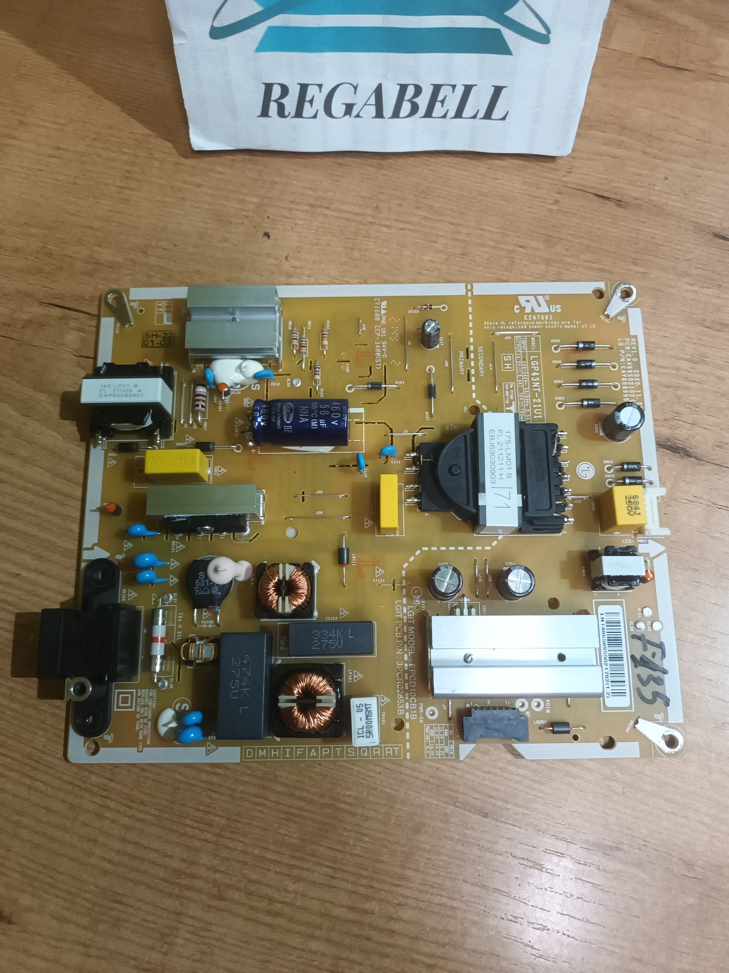 EAX69502102(1.0), de tv LG43UQ800006LB