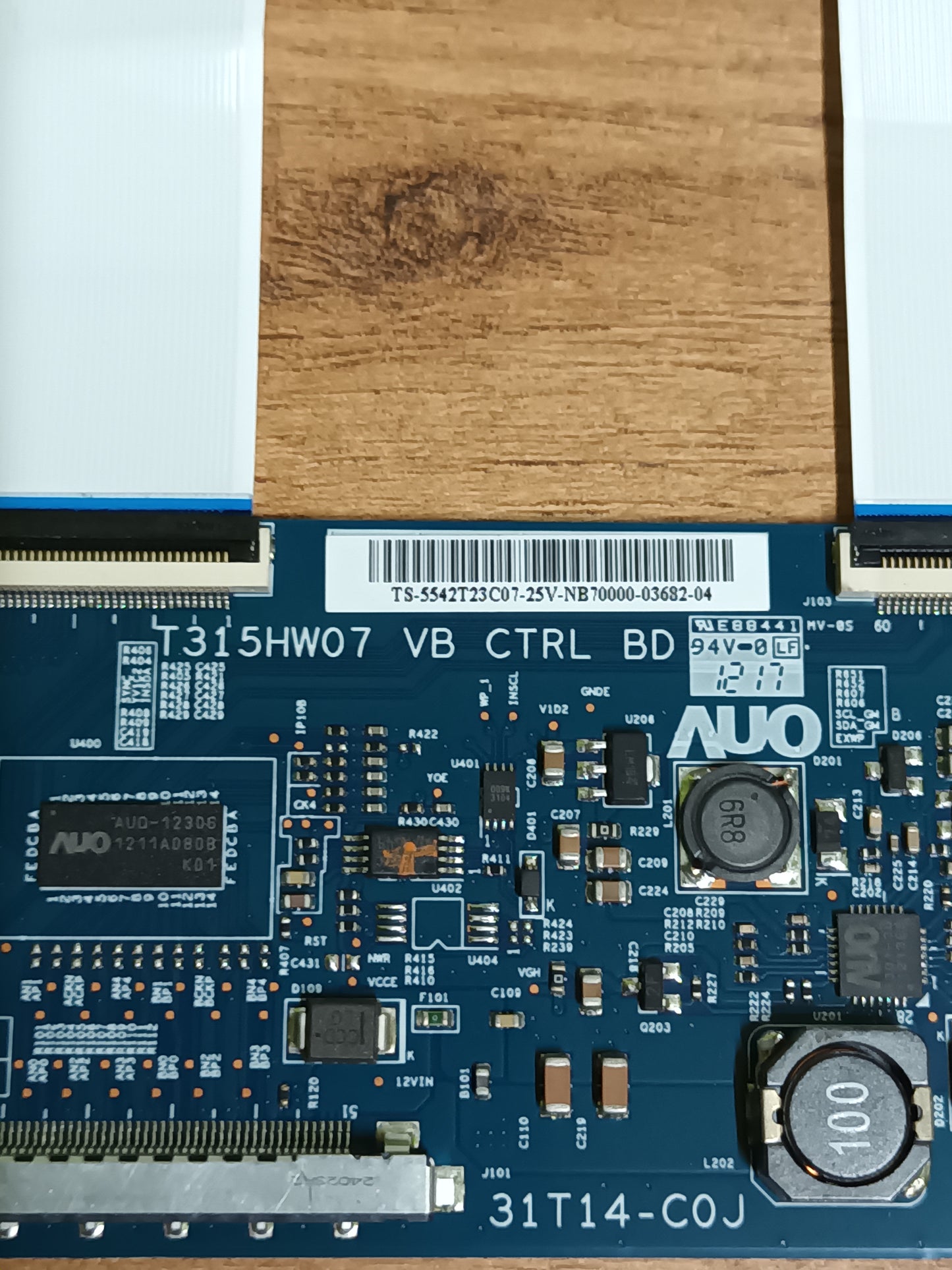 PLACA T-COM, T315HW07 , desmontada de TV PHILIPS 42PFL40007/12,