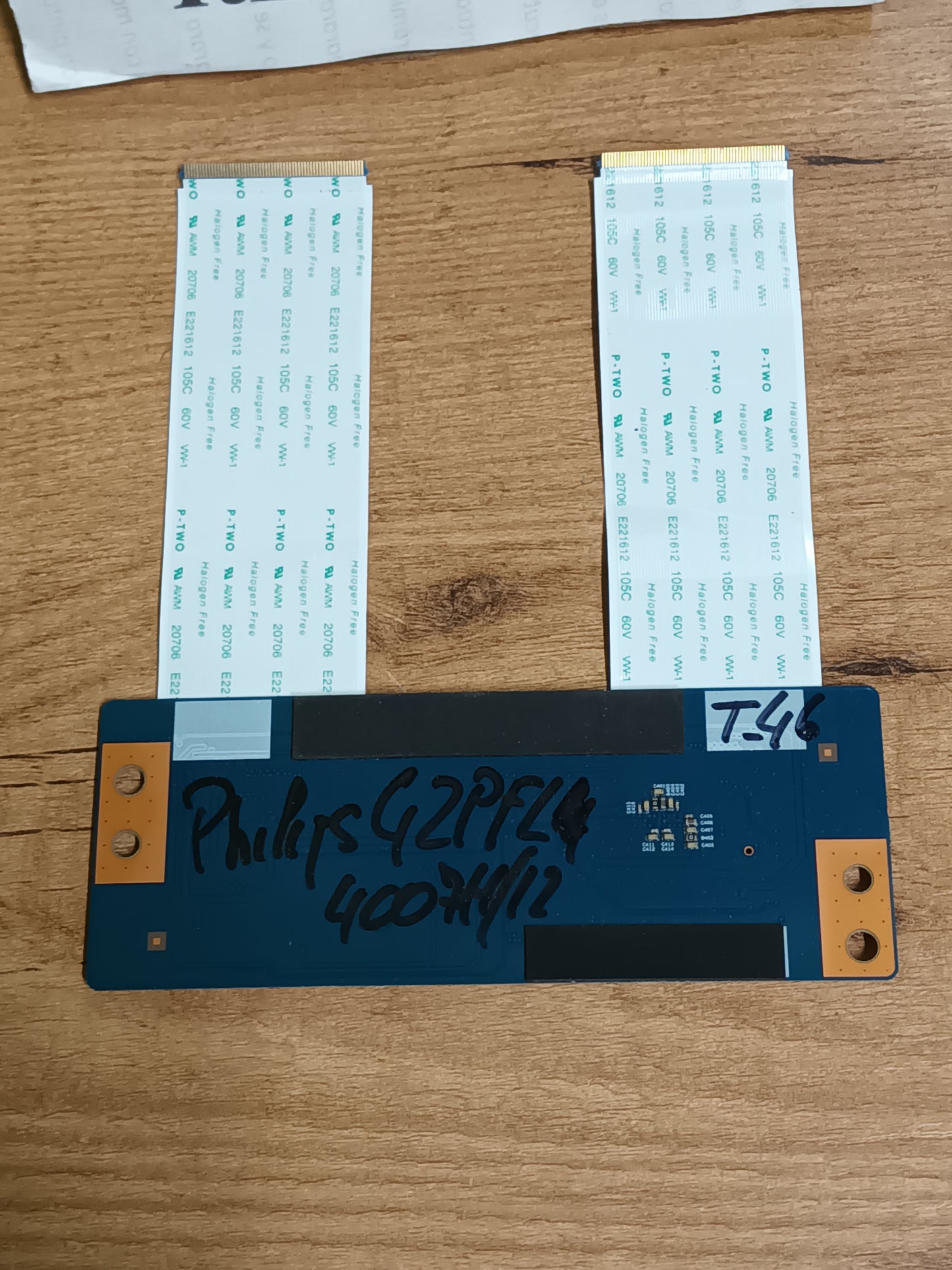 PLACA T-COM, T315HW07 , desmontada de TV PHILIPS 42PFL40007/12,