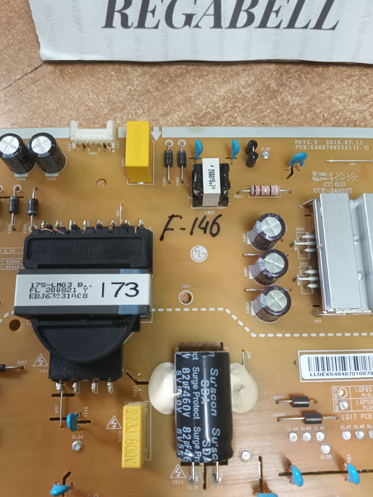 EAX67865201(1.7), de tv LG55UN711C0ZB,