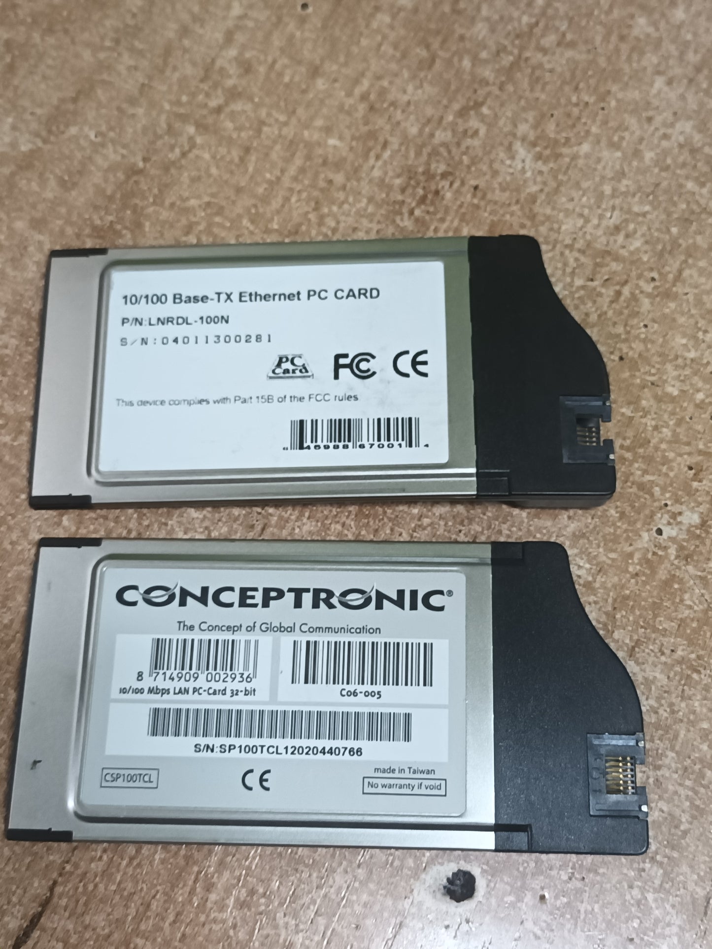 TARJETAS  DE RED PCMCIA,