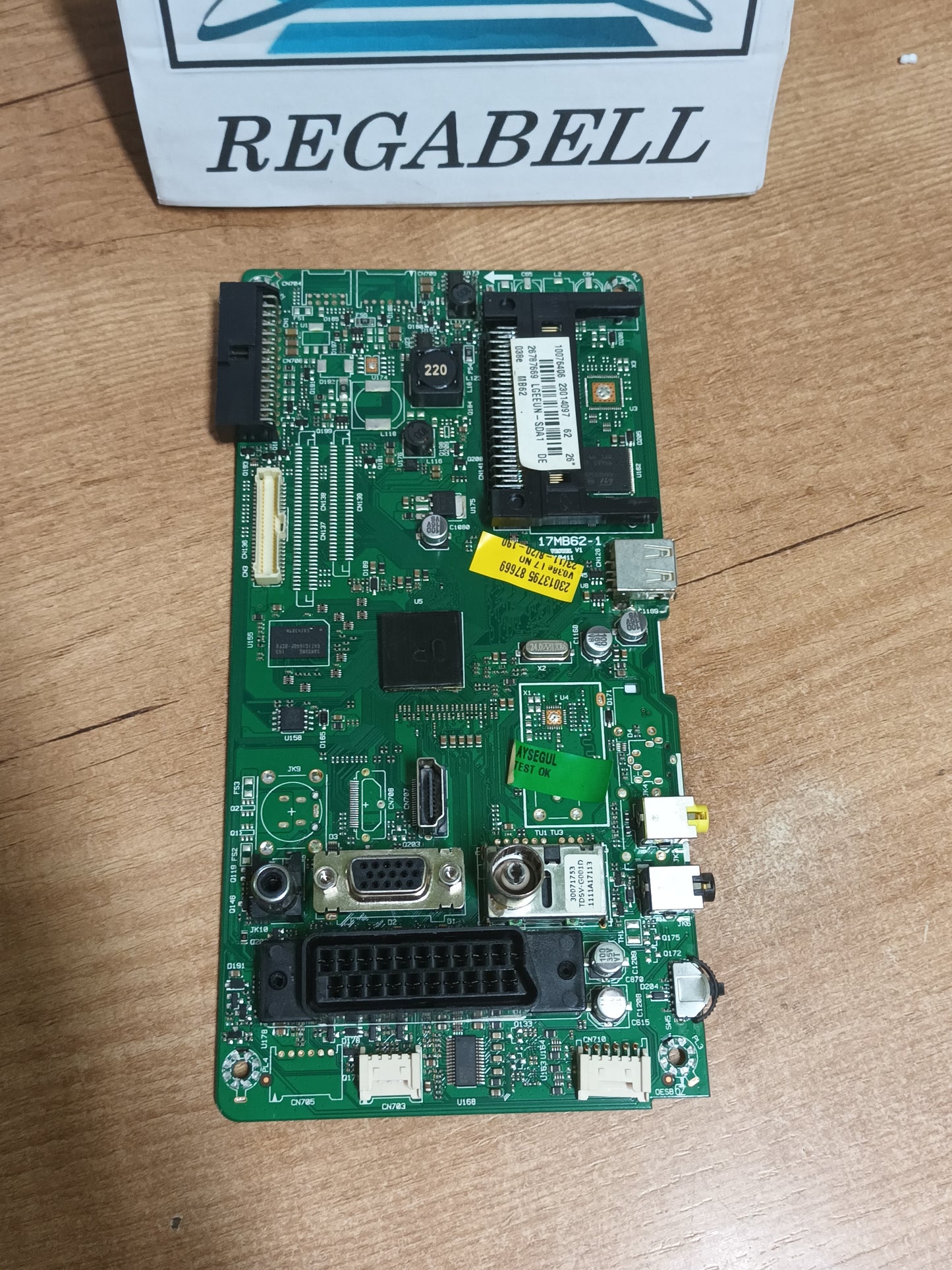PLACA MAIN, 17MB62-1, de tv OK OLE261-B D4