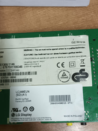 PLACA MAIN, 17MB62-1, de tv OK OLE261-B D4