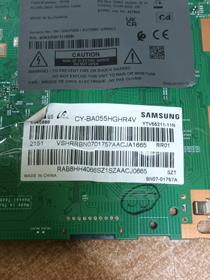 Placa main, BN96-53076K, NUEVA SIN USAR de tv SAMSUNG UE55AU7105K