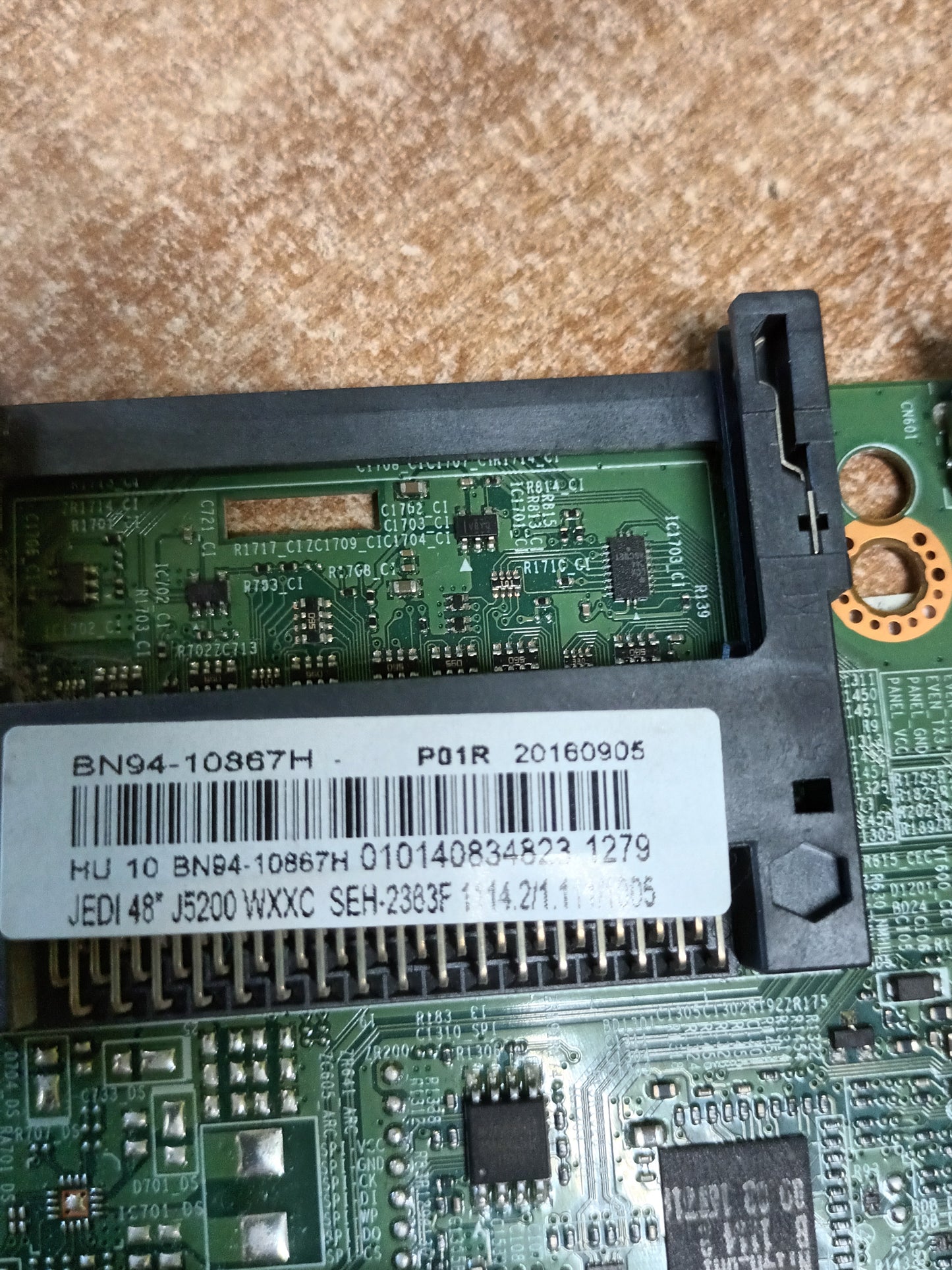 PLACA MAIN, BN41-02306B, BN94-10475A, de TV SAMSUNG UE48J5200AW,