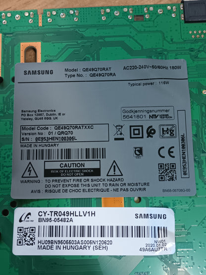 BN44-00977A, NUEVA SIN USAR, de tv SAMSUNG QE49Q86TAT
