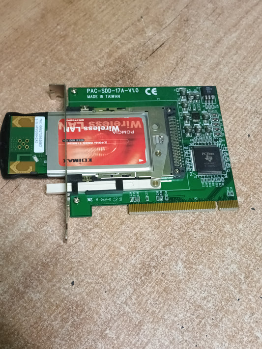 Lector de tarjetas PAC-SDD-17A-V1.0, PCMCIA