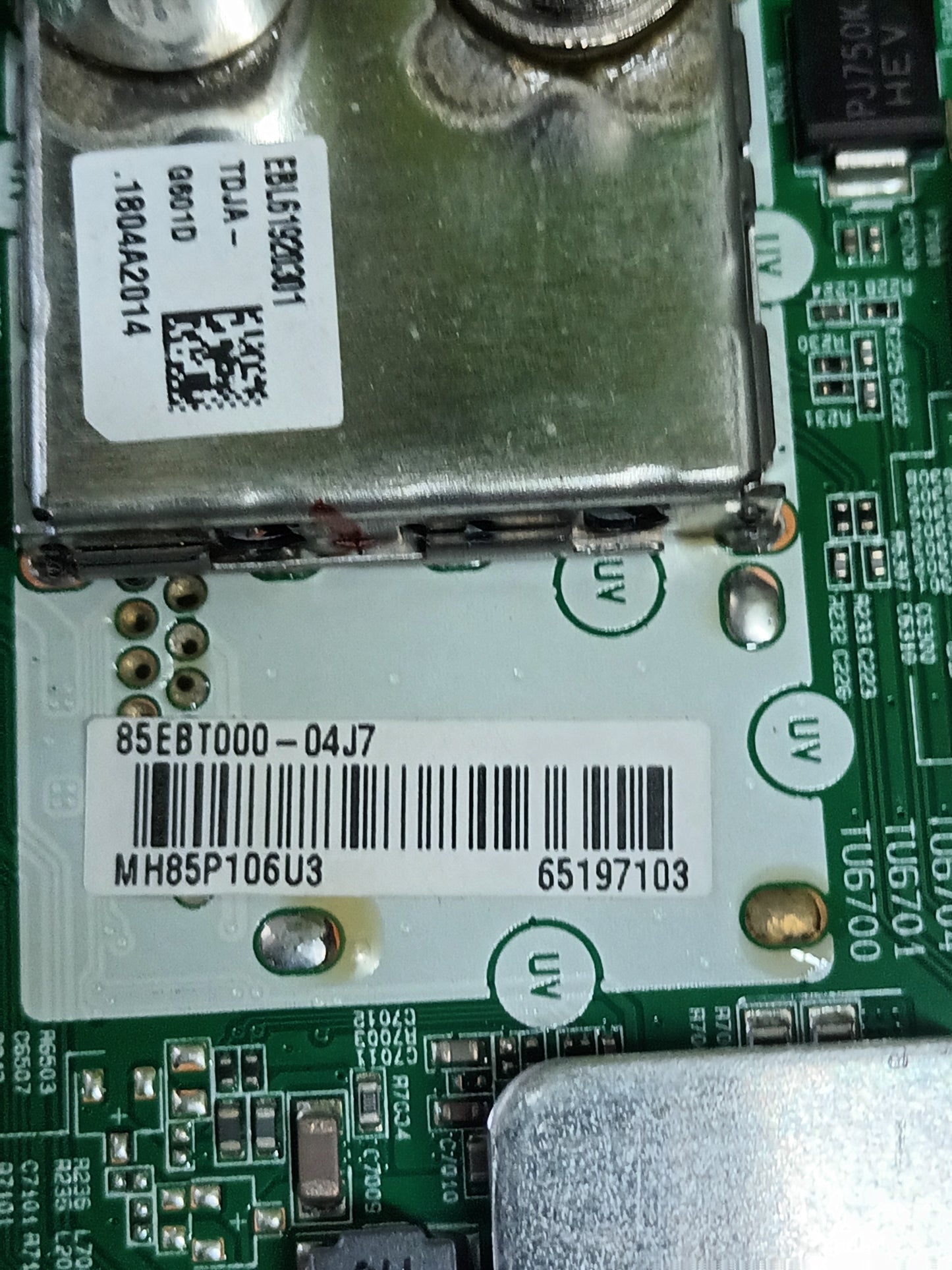 PLACA MAIN, EAX67872805(1.1), EBT65197103, de tv LG43UK6950PLB