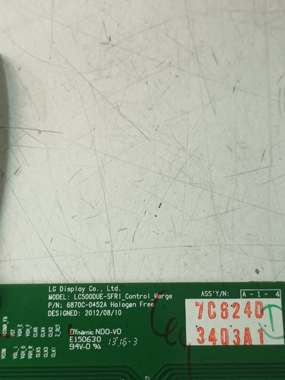 PLACA T-COM, 6870C-0452A, de TV LG42LN570S