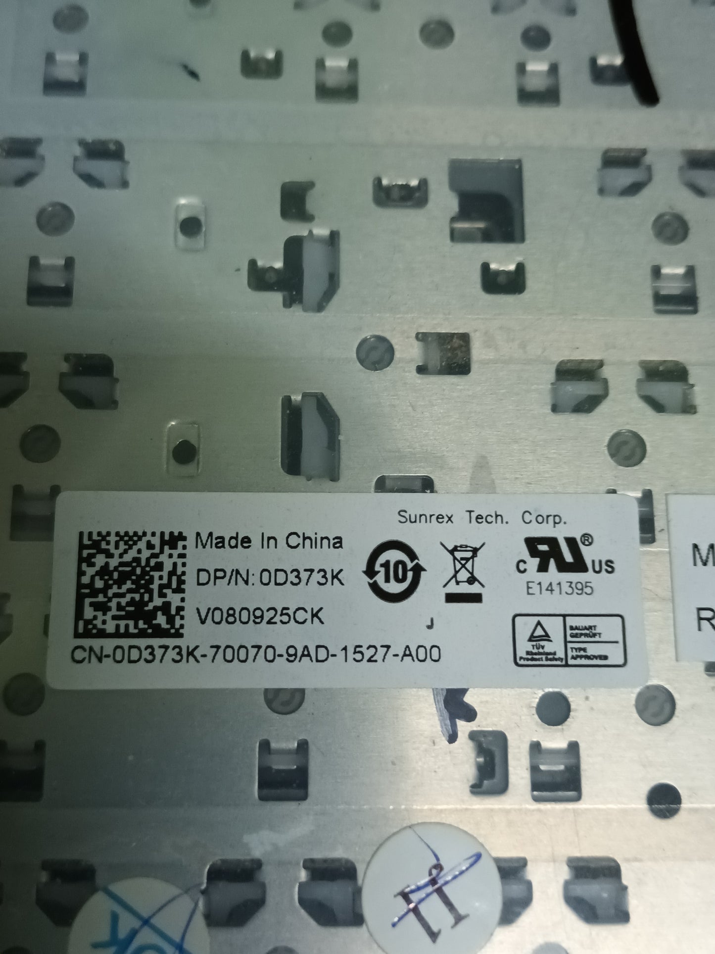 TECLADO, V080925CK1, de Dell inspiro 1555,