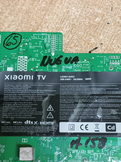 PLACA MAIN, TD.MT9612.795, (NUEVA SIN USAR), de tv XIAOMI TV L65M7-Q2EU,