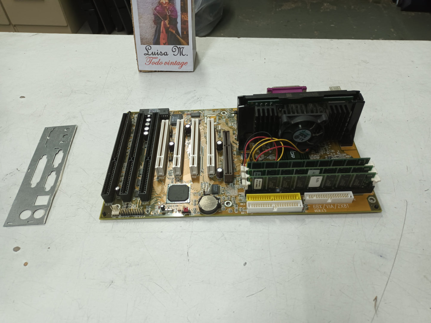 PLACA BASE ACORP 6BX/VIA/ZX81 REV 1.5,, SKU-17