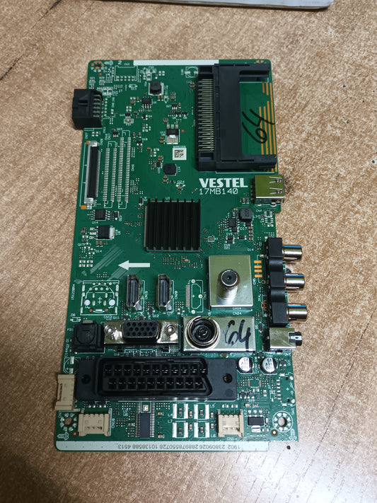 Placa main, 17MB140, de TV OK OTV40F-5022V, ES NUEVA SIN USAR