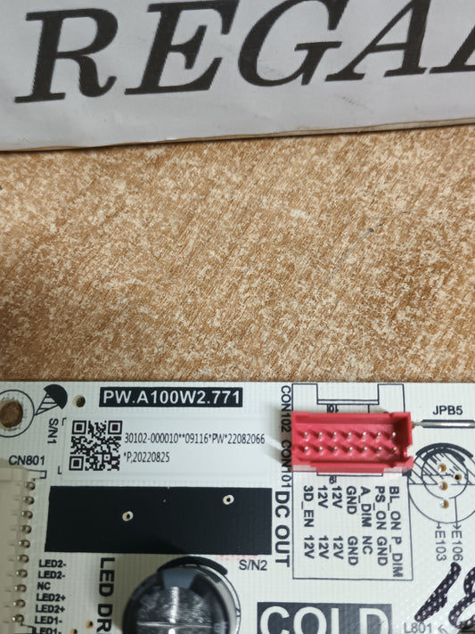 PW.A100W2.771 , desmontada de TV TCL 55P635