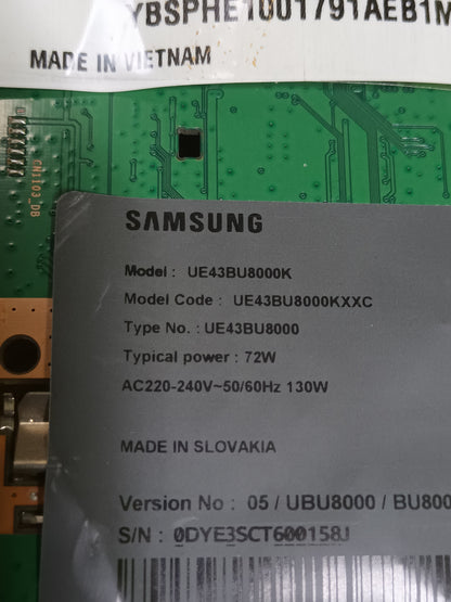 BN44-01109C, NUEVA SIN USAR, de TV SAMSUNG UE43BU8000K,