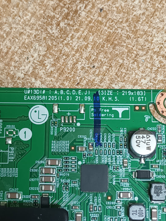 Placa main, EAX69581205(1.0), EBT67288903, de TV LG43UQ80006LB, ES NUEVA SIN USAR