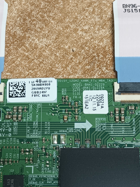 PLACA T-COM, BN41-02229A,  de tv SAMSUNG UE48J6300AK , (NUEVA SIN USAR)