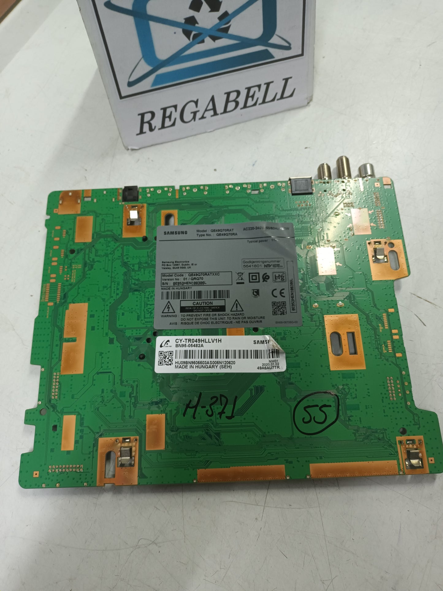 PLACA MAIN, BN41-02695A, BN94-14345M, NUEVA SIN USAR de tv SAMSUNG QE49Q86TAT,
