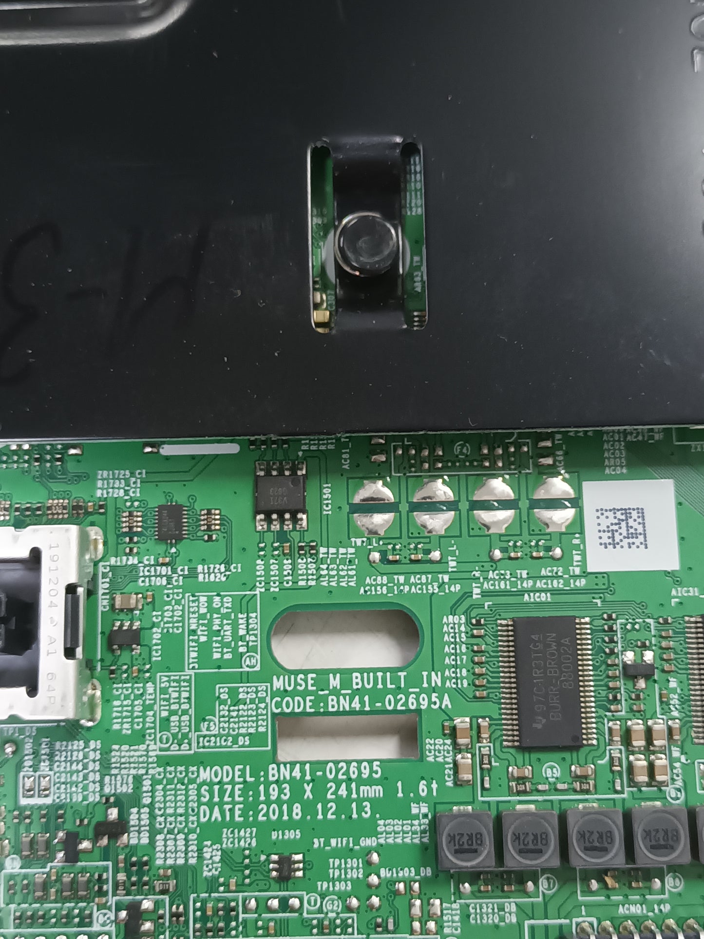 PLACA MAIN, BN41-02695A, BN94-14345M, NUEVA SIN USAR de tv SAMSUNG QE49Q86TAT,
