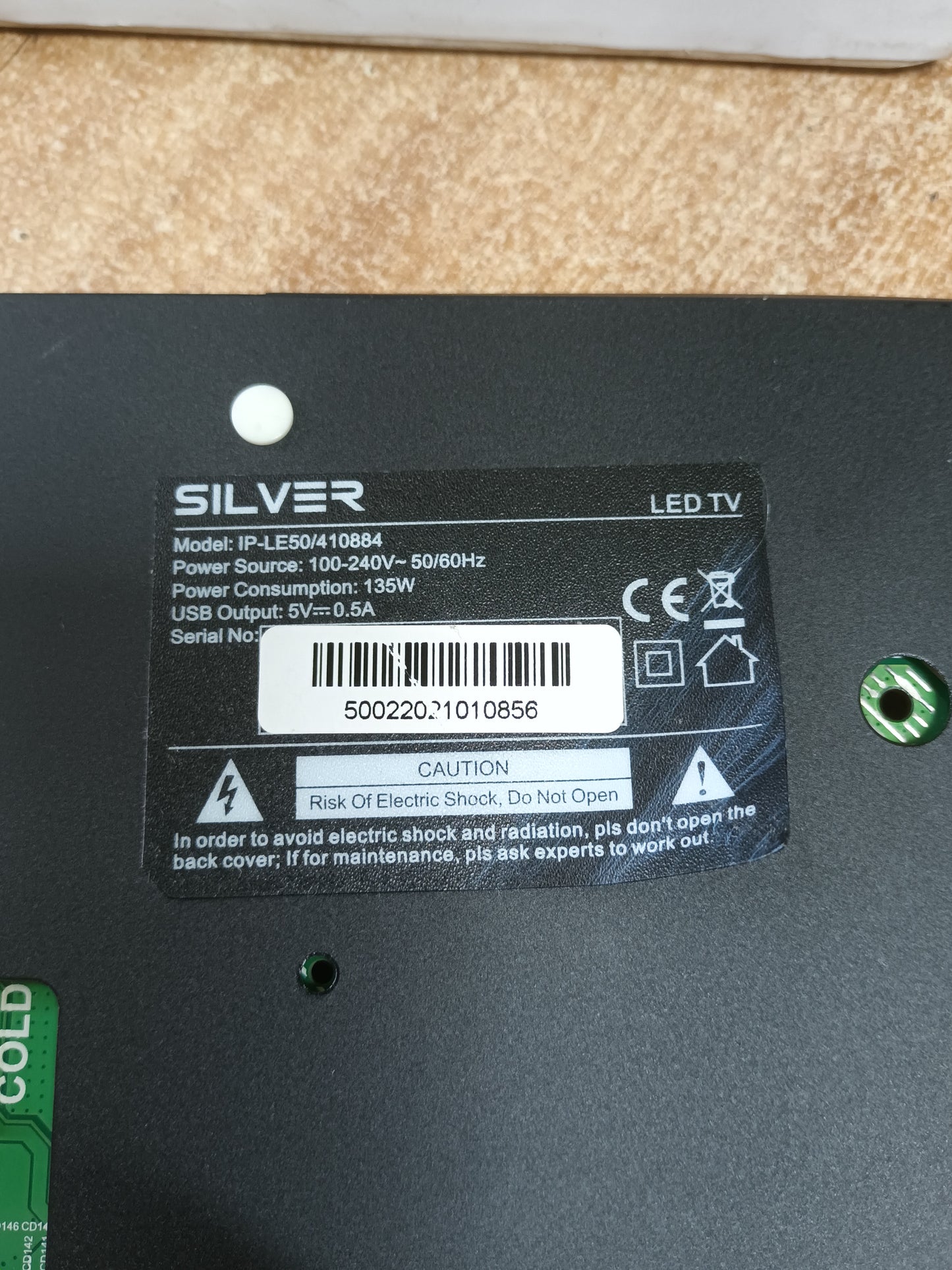 PLACA MAIN, TP.SK706S.PC822, de tv SILVER IPLE50/410884, NUEVA SIN USAR