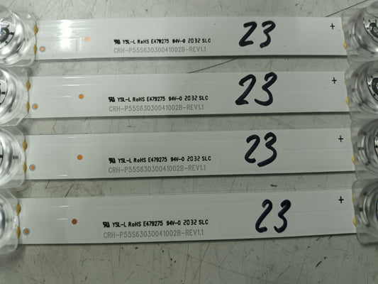 SAMSUNG UE55TU8005K, TIRAS DE LED  (ref,23)