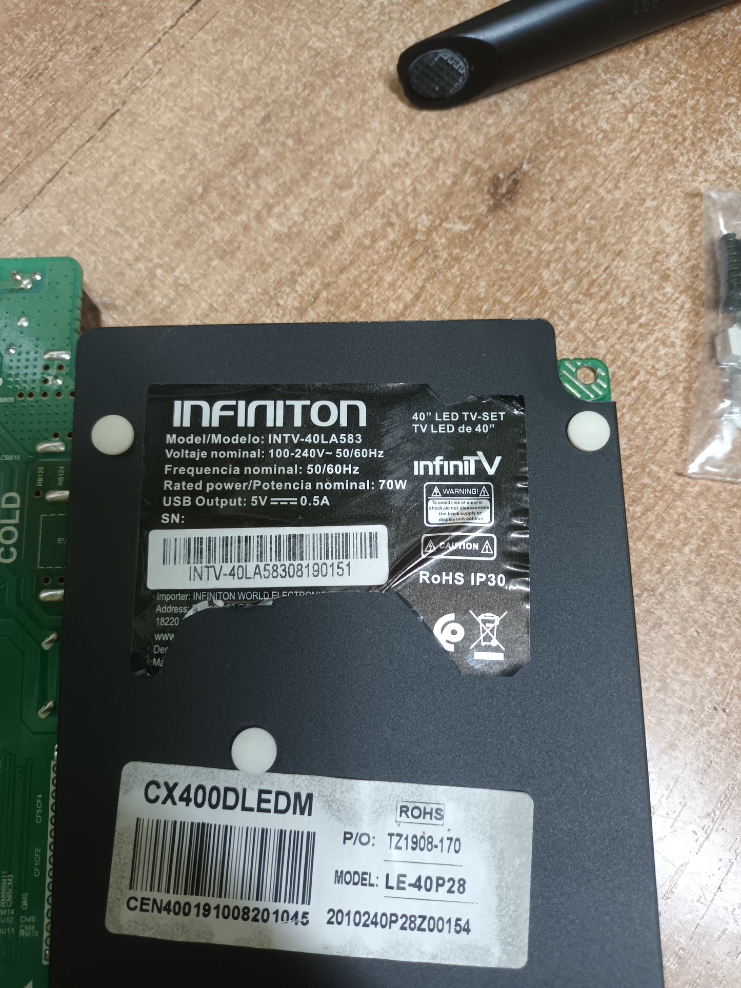 soporte de INFINITON INTV-40LA583, (ref.62)