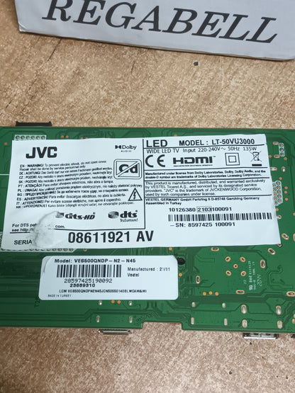 Placa main, 17MB230- 200420R2, (NUEVA SIN USAR) de tv JVC LT-50VU3000,