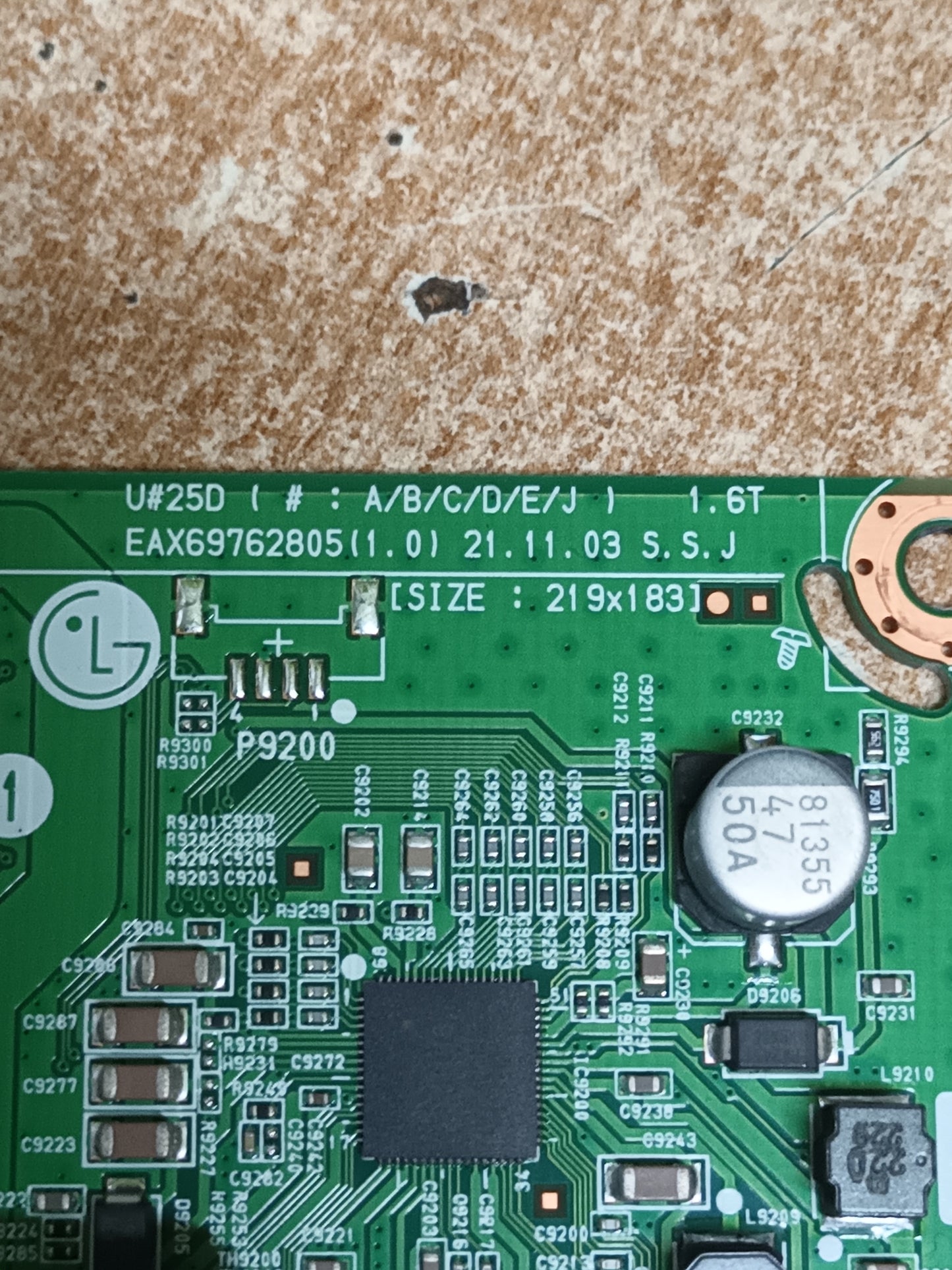 Placa main, EAX69762805(1.0), EBT67250503 de tv LG55NAN0766QA, NUEVA SIN USAR