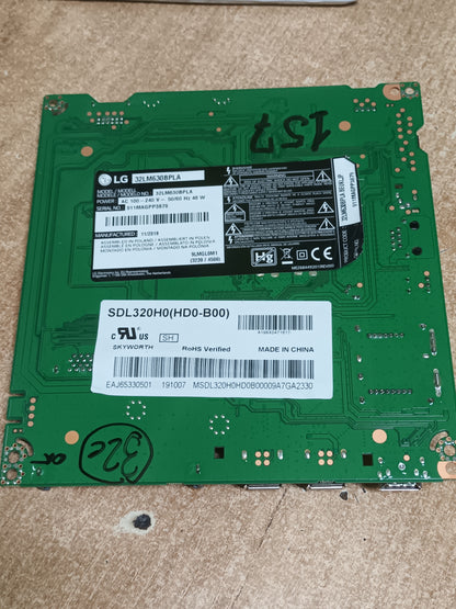 Placa main, EAX68167602(1.0), EBT66120428, de una tv LG32LM630BPLA