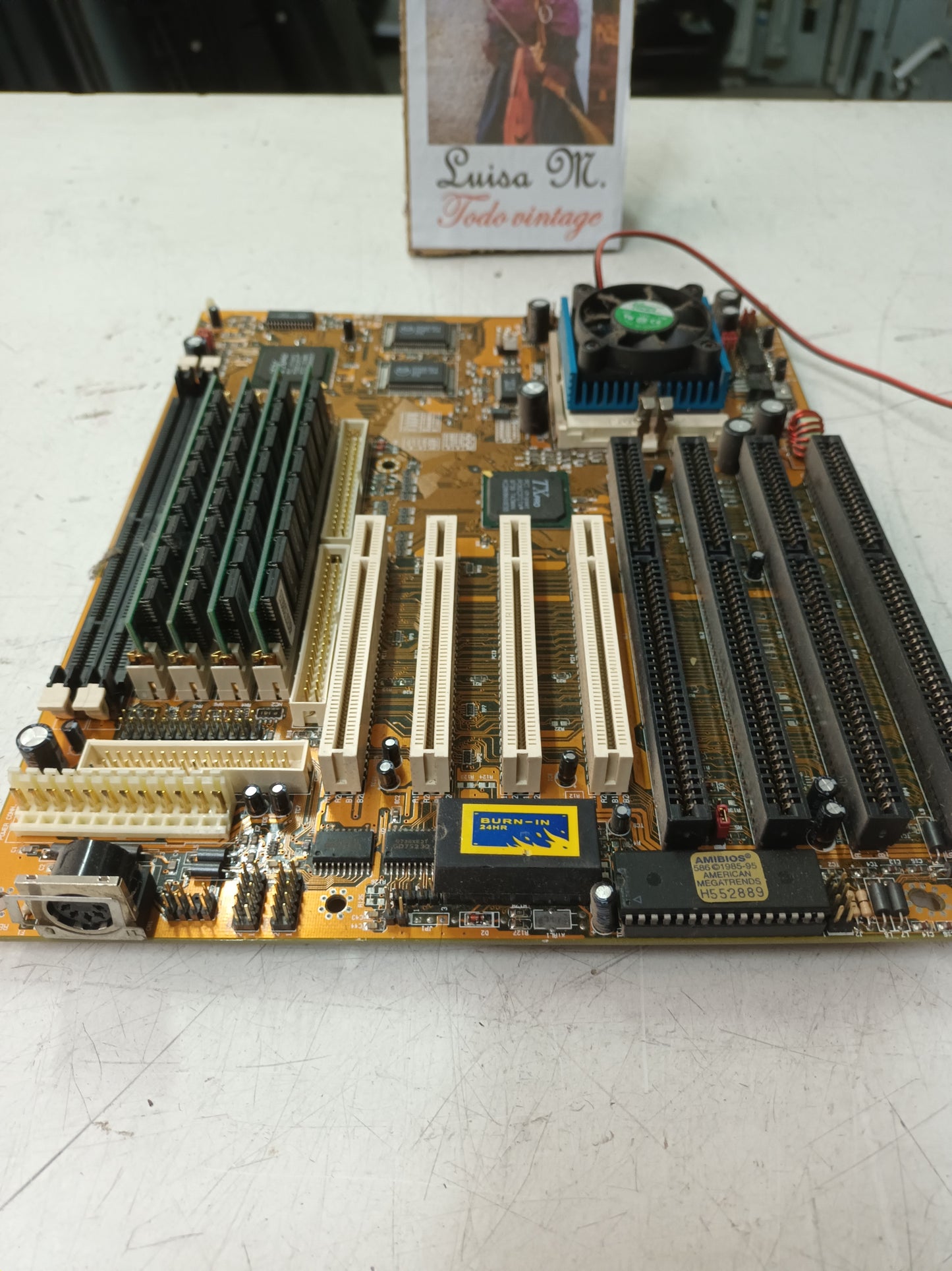 PLACA BASE PC, Socket 7 AT chipset TX Pro, ref.30