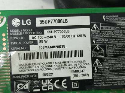 LG55UP77006LB, KIT TIRAS LED (ref,39)