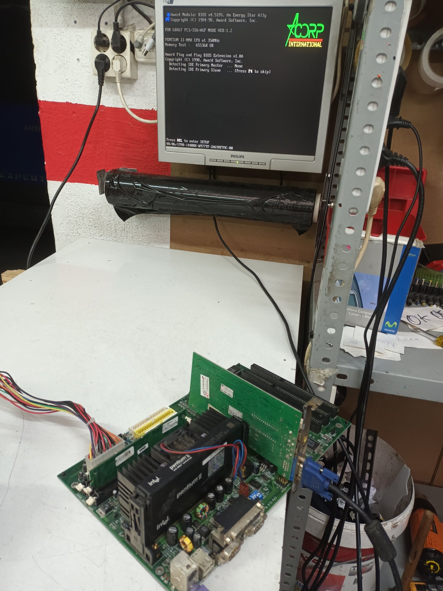 PLACA BASE PC, ACORP 6BX67, (P-34)