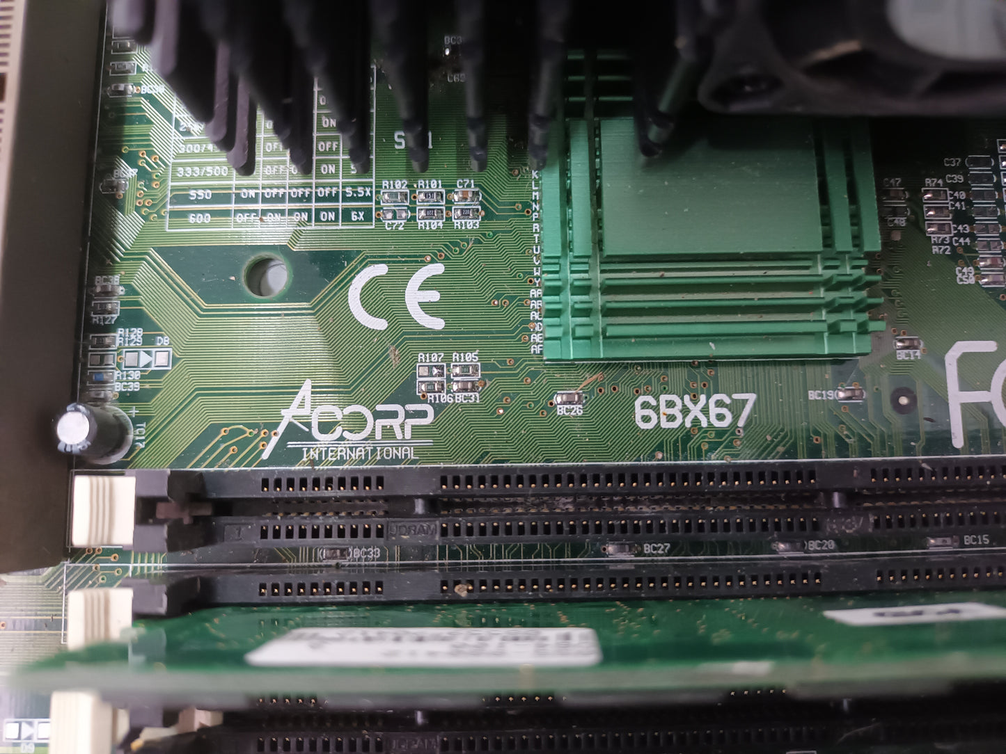 PLACA BASE PC, ACORP 6BX67, (P-34)