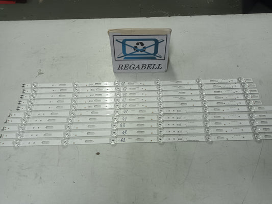 UE65TU7095U, KIT 10 TIRAS LED (ref,43)