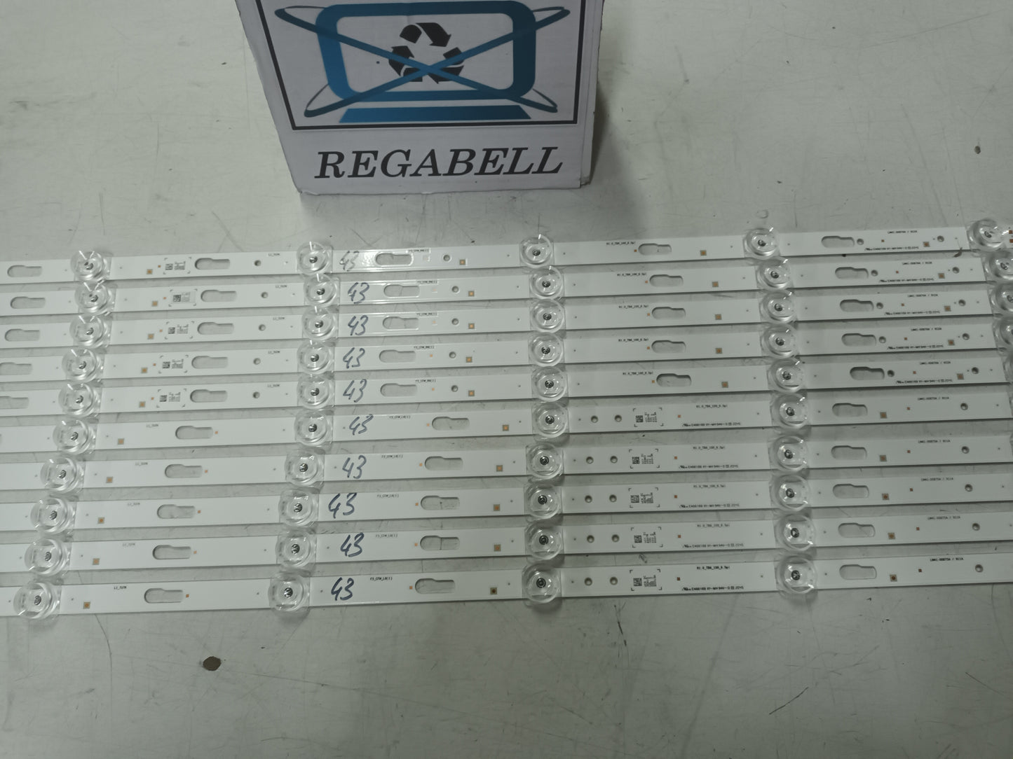 KIT DE 10 tiras de retroiluminación SAMSUNG UE65TU7095U