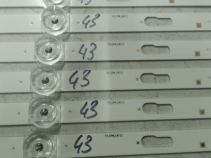 KIT DE 10 tiras de retroiluminación SAMSUNG UE65TU7095U