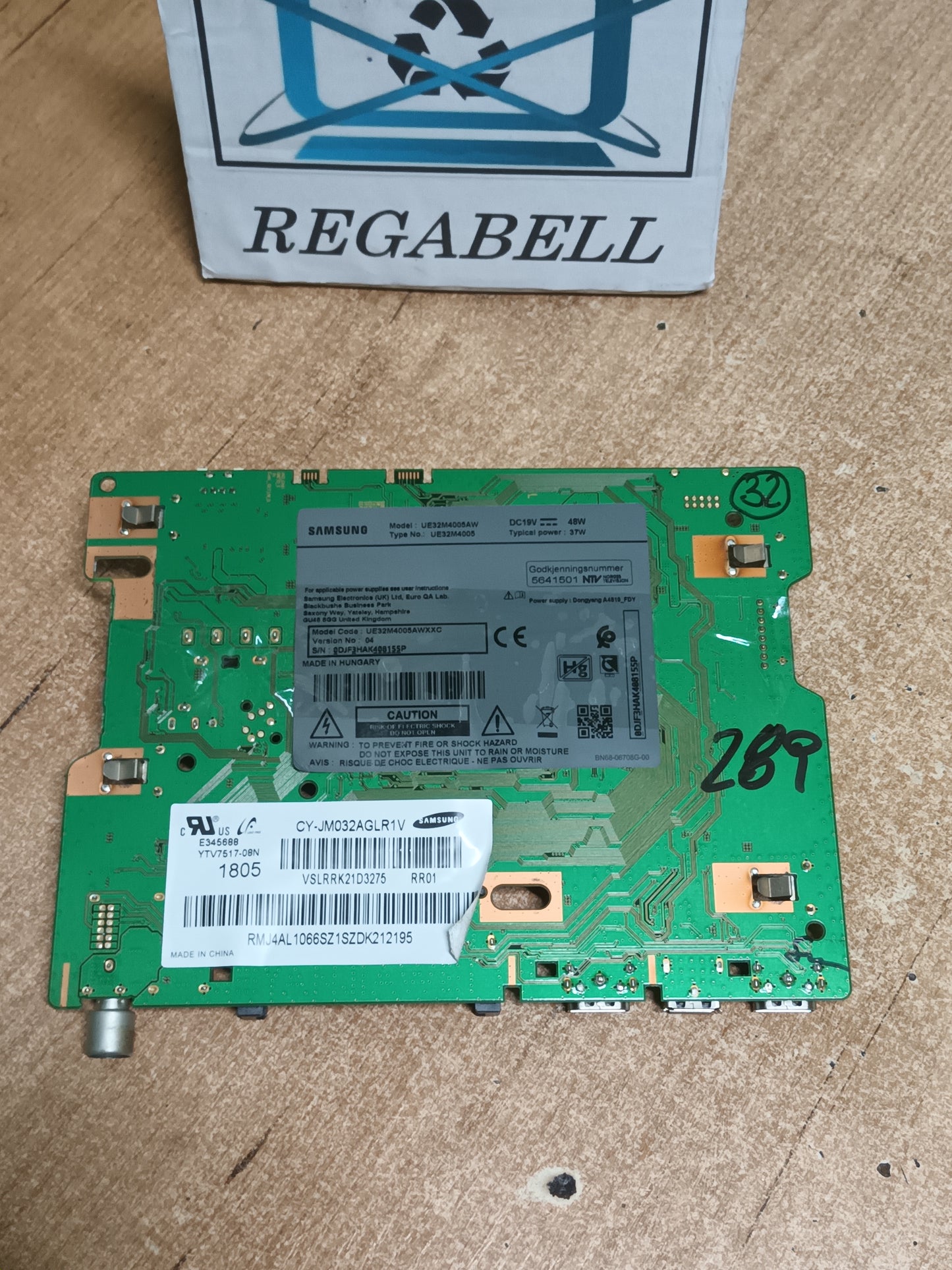 PLACA MAIN, BN94-12759S, de tv SAMSUNG UE32M4005AW,