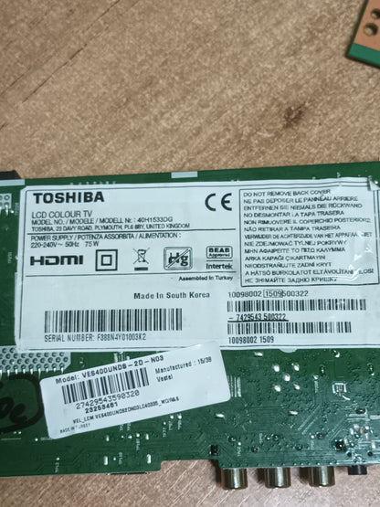 PLACA T-COM, 14Y_EF11-TA2C2LV0.1, de TV TOSHIBA 40H1533DG,