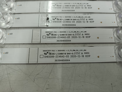 HISENSE 65A7GQ, KIT TIRAS LED NUEVAS (ref,55)