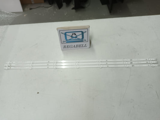 KIT 3 tiras de retroiluminación de NEVIR NVR 7702-39RD2GN