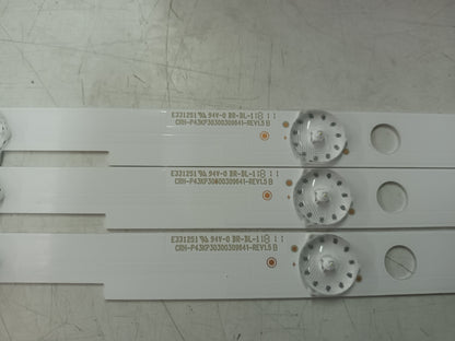 SHARP LC-43UI7253E, KIT TIRAS LED, (ref,89)