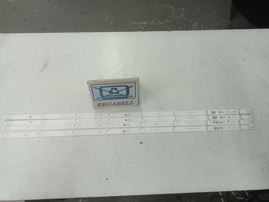 TOSHIBA 43UL4B63DG, KIT TIRAS LED, (ref,90)