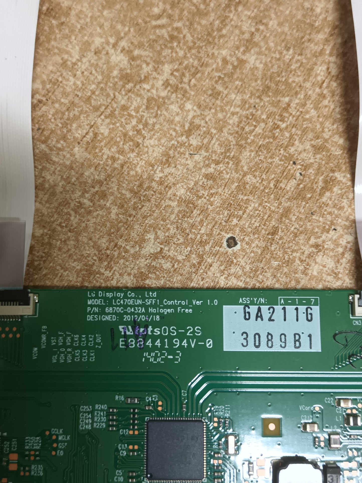 PLACA T-COM, 6870C-0432A,  DE TV GRUNDIG 55VLE9474 BL