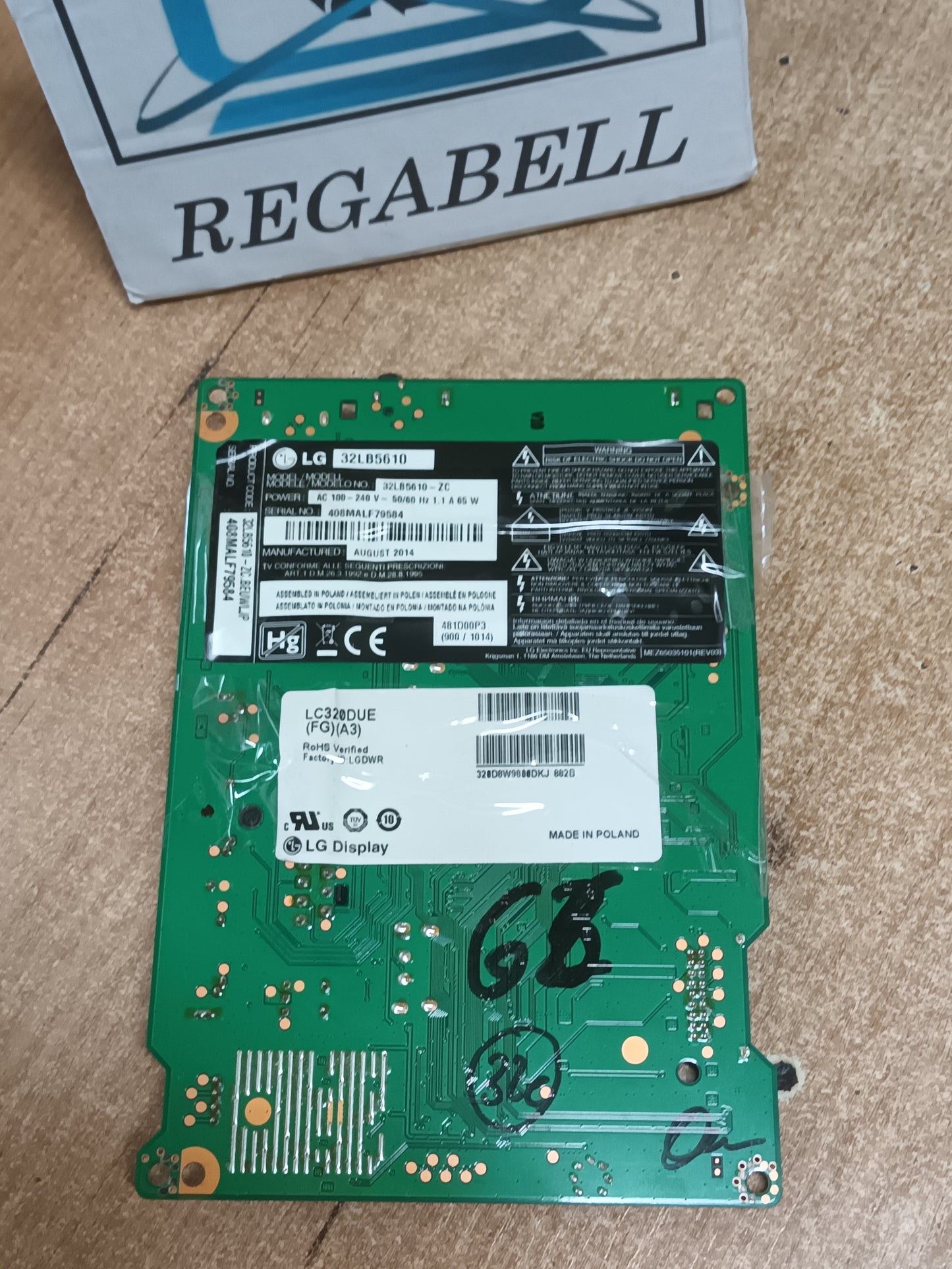 Placa main, EAX65361503(1.0), LG32LB5610