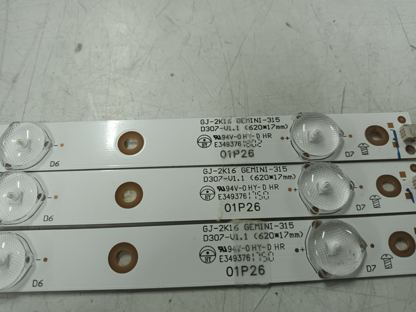 KIT 3 tiras de retroiluminación de tv LG32LJ500