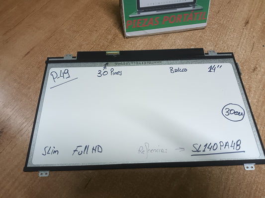 Pantalla SL140PA48, 30 Pines,