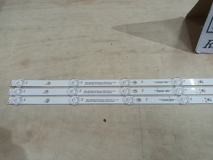 inves led 43 4K SMART, KIT TIRAS LED (ref,93)