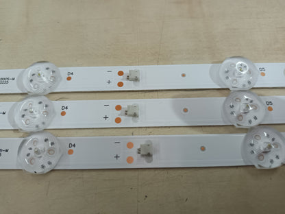inves led 43 4K SMART, KIT TIRAS LED (ref,93)