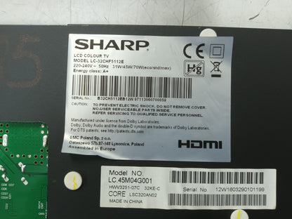 TP.MS3463S.PB711 PLACA MAIN, de TV SHARP LC-32CHF5112E,